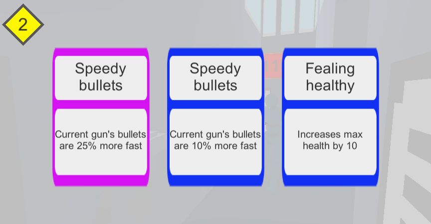 A screenshot of the level up screen